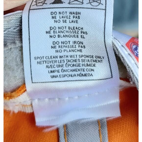 NWOT University of Tennessee Vols Orange and White Hat Cap Adjustable Back OS - Picture 8 of 8